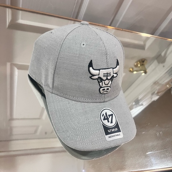 Chicago Bulls 47 Brand Grey Hat - Picture 4 of 4